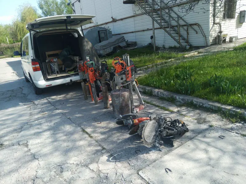 механические машины по резке бетона